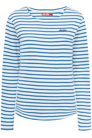 Derbe Langarmshirt Interstriped French terry, gestreift, hochwertiger Stick