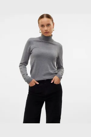 VERO MODA Strickpullover VMIRIS LS ROLLNECK PULLOVER GA NOOS