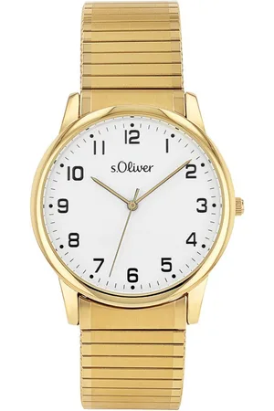 QS by s.Oliver Quarzuhr 2038599, Armbanduhr, Damenuhr, Herrenuhr, Edelstahlarmband, Flexband, Zugband
