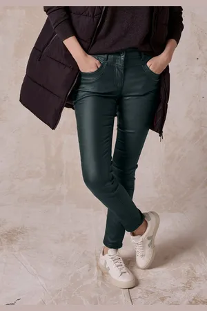 CECIL Lederimitathose SCARLETT im Five-Pocket Style