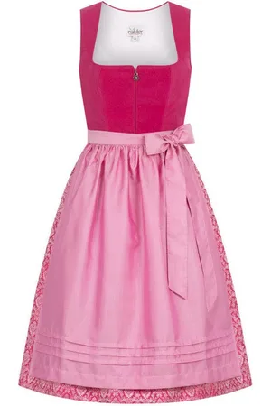 Nübler Trachtenkleid Midi Dirndl Karla in Pink von - Verkäufer: Trachtenhof