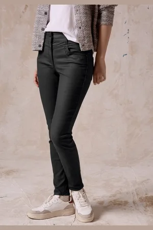 CECIL Lederimitathose SCARLETT im Five-Pocket Style