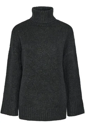 Pieces® Rollkragenpullover PCNANCY LS LOOSE ROLL NECK KNIT NOOS BC
