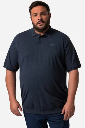 Men Plus Poloshirt Men+ Poloshirt Bauchfit Basic Piqué Halbarm - Verkäufer: Popken Fashion Group