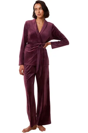 Triumph Homewearhose Sensual Velour Wide Leg Trousers elegante lässige Passform