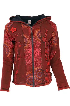 GURU-SHOP Langjacke Goa Patchwork Jacke, bestickte Boho.. alternative Bekleidung - Verkäufer: