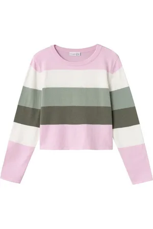 NAME IT Rundhalspullover NKFVAJSAS LS SHORT KNIT