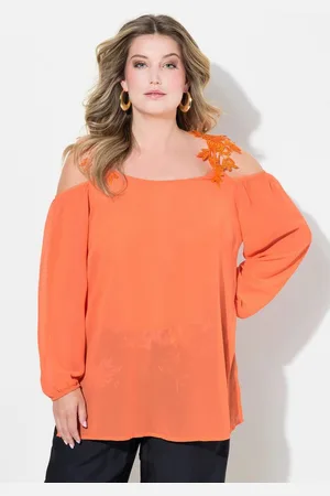 Miamoda Longbluse Bluse Classic Fit Schulter CutOut mit Spitze - Verkäufer: Popken Fashion Group