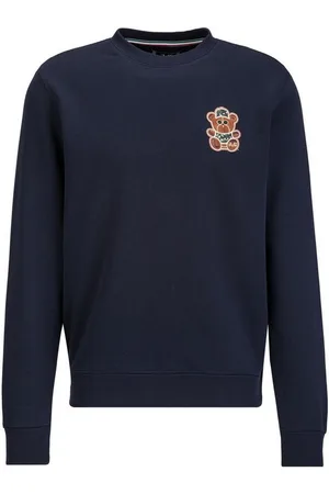 19V69 Italia Sweatshirt NICO PIXEL T Stylischer Herren-Pullover mit auffälligem Teddy-Patch - Verkäufer: Marco GmbH