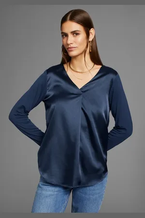 Daniel Hechter Shirtbluse mit V-Ausschnitt