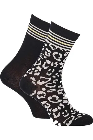 Tamaris Basicsocken mit Leo-Muster (Set, 2-Paar, 2 Paare) aus hautfreundlicher Baumwolle - Verkäufer: Meine Strümpfe