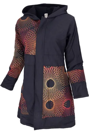 GURU-SHOP Langjacke Boho Hippie chic Jacke, Patchwork Jacke,.. alternative Bekleidung - Verkäufer: