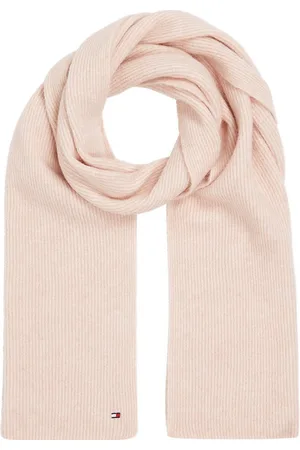 Tommy Hilfiger Strickschal ESSENTIAL FLAG FUZZY SCARF, mit Logostickerei