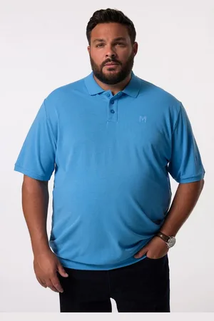 Men Plus Poloshirt Men+ Poloshirt Bauchfit Basic Piqué Halbarm - Verkäufer: Popken Fashion Group