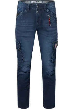 Timezone Cargojeans RogerTZ - used blue black wash - Verkäufer: Melange-shop