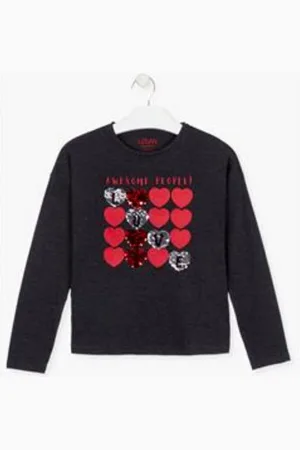 Losan Langarmshirt Herzilein - Verkäufer: Chic & Fein für Groß und Klein