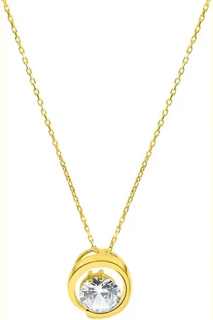 ELLEN K. Kette mit Anhänger 585/- Gelbgold Zirkonia