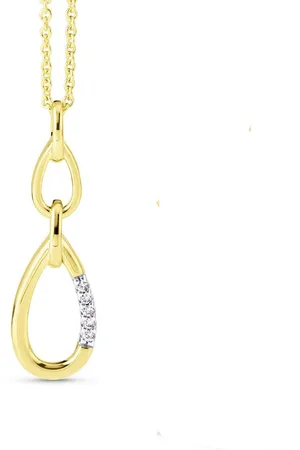Orolino Kette mit Anhänger Gold 585 mit 5 natürlichen Brillanten zus. 0,025ct.