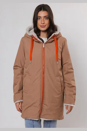 Rino & Pelle Parka mit kontrastfarbenen Details