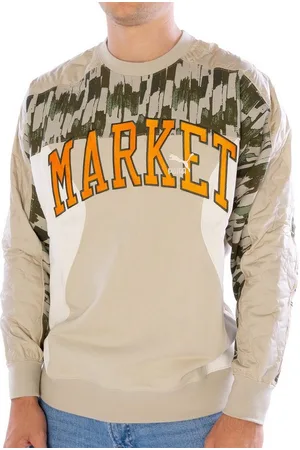 PUMA Sweater Sweatpulli X Market Relaxed, G S, F putty beig Camouflage-Detail - Verkäufer: Big Leshopski