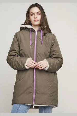 Rino & Pelle Parka mit kontrastfarbenen Details