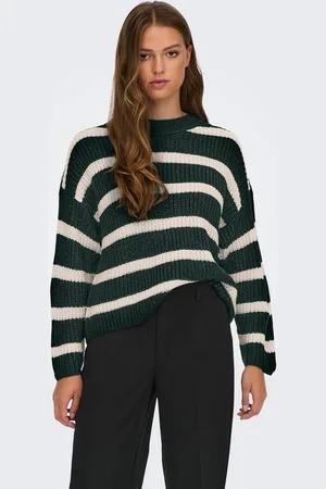JACQUELINE DE YONG Strickpullover Gestreifter Strick Pullover Rundhals JDYJUSTY JDYJUSTY L/S STRIPE PULLOVER KNT NOOS - Verkäufer: ARIZONAS