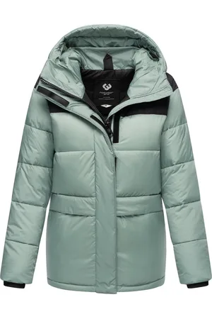 Ragwear Anorak Wikesh stylische Winter Steppjacke mit Colourblocking