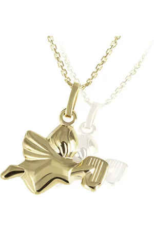 GOLDMAID Kette mit Anhänger 375 Gelbgold Glänzend Engel