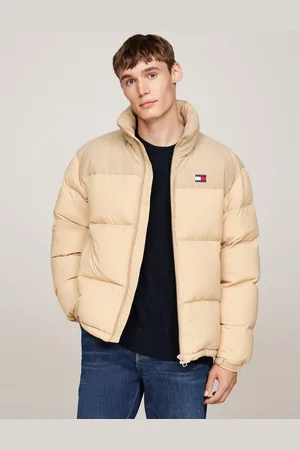 Tommy Hilfiger Steppjacke TJM CORD MIX ALASKA PUFFER mit Cord-Einsätze auf Brust und Schultern