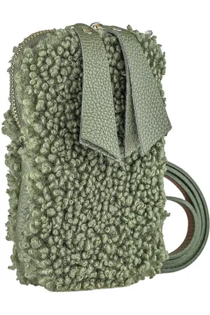 Alessandro Umhängetasche Flausch, Made in Italy, Echt Leder