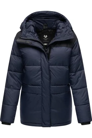 Ragwear Anorak Wikesh stylische Winter Steppjacke mit Colourblocking