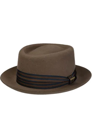 Stetson Filzhut Woolfelt Pork Pie mit Hutband - Verkäufer: Hatmaster