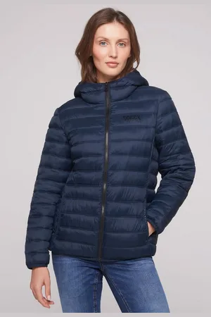 Soccx Outdoorjacke mit elastischem Saumabschluss