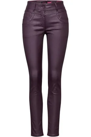 CECIL Lederimitathose SCARLETT im Five-Pocket Style