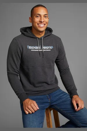 Bruno Banani Kapuzensweatshirt mit modernem Print - NEUE KOLLEKTION
