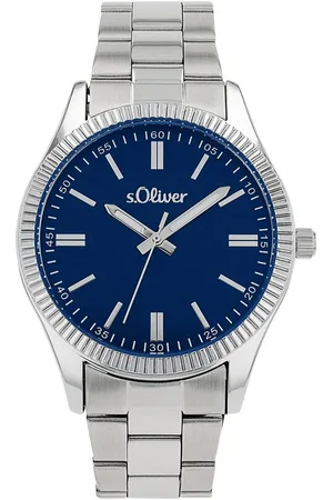 QS by s.Oliver Quarzuhr 2038604, Armbanduhr, Damenuhr, Herrenuhr, Edelstahlarmband