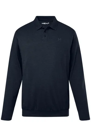 Men Plus Poloshirt Men+ Poloshirt Bauchfit Basic Piqué Langarm - Verkäufer: Popken Fashion Group