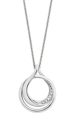 Orolino Kette mit Anhänger Gold 585 mit 6 natürlichen Brillanten zus. 0,030ct.