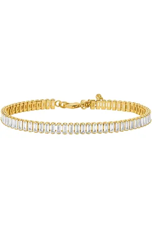 Michael Kors Armband Schmuck Geschenk Metall Armkette Tennis, MKJ8415CZ710, mit Zirkonia (synth)
