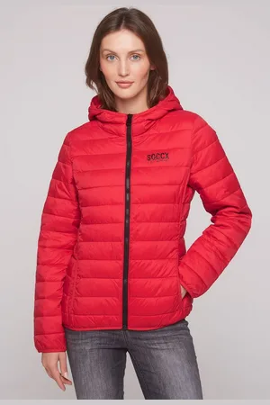Soccx Outdoorjacke mit elastischem Saumabschluss