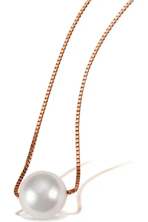 GOLDMAID Collierkettchen 375 Rotgold Akoya Zuchtperle weiß