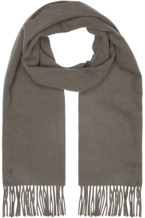 Calvin Klein Schal CLASSIC WOOL SCARF, mit Logostickerei
