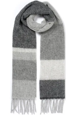 Cinque Strickschal ASTER, aus kuschelweichem Materialmix, Streifenoptik, made in Italy