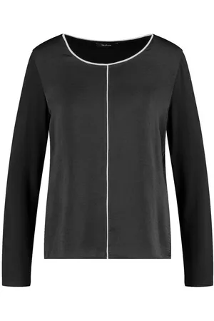 Taifun Langarmshirt Blusenshirt mit Kontrastleisten - Verkäufer: E-Gerry Weber Digital GmbH