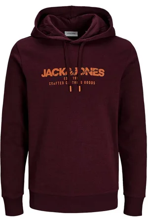 JACK & JONES Hoodie JJALVIS Sweat Hood mit großem Print auf der Vorderseite - Verkäufer: bonvenon