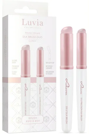 LUVIA Kosmetikpinsel-Set Silk Brush Duo Candy, 2 tlg.