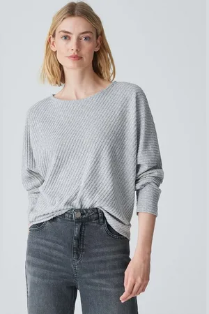 Opus Langarmshirt Rippshirt SAKIM Batwing Fit aus weichem Jersey - Verkäufer: GmbH | someday GmbH