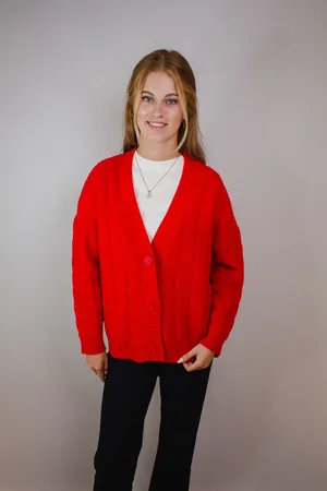 CATNOIR Strickjacke Strickjacke rot - Verkäufer: Modehaus Rusche
