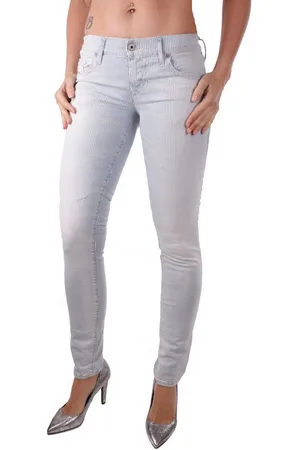 Diesel Skinny-fit-Jeans Grupee 0664H Damen Jeans Hose Slim Skinny - Verkäufer: fashion4smile