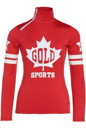Goldbergh Langarmshirt W Maple Leaf Ski Pully Damen - Verkäufer: eXXpozed